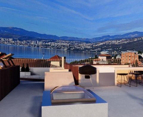 Luxusní penthouse v centru Opatije, soukromá poloha a střešní bazén, pouhých 200 m od moře - pic 7