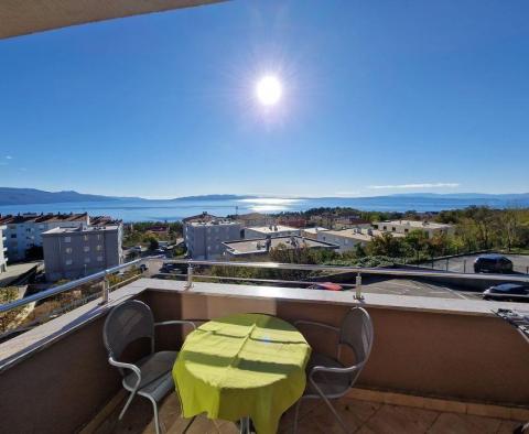 Apartament z panoramicznym widokiem na morze w Srdoči, Rijeka 