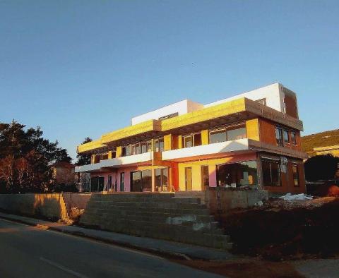 Two modern houses under construction in the second row to the sea in Stara Novalja, Pag - pic 2