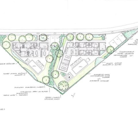 Terrain avec permis de construire pour la construction de 2 villas avec charges payantes dans le quartier de Barban - pic 12