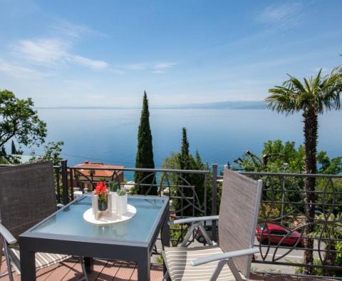 Wohnung in Opatija, zweite Reihe zum Meer mit Blick auf Kvarner 