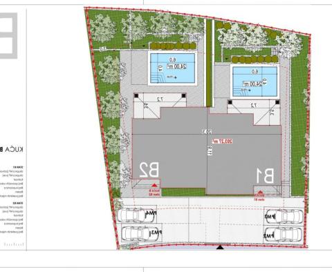 Building plot of 3946m2 on Krk island, with project of 7 villas with pools, valid building permit! - pic 25