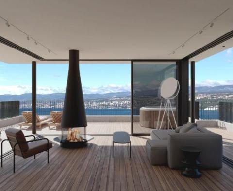 Luxurious modern villa 300m2 with swimming pool and sea view in Opatija - pic 11