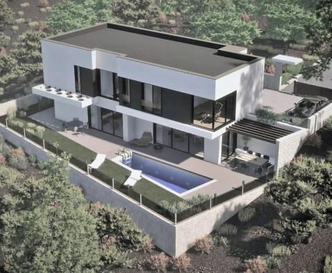 Luxury modern villa under construction on Ciovo, Trogir, just 170 meters from the sea - pic 13