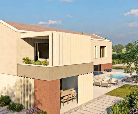 Three similar villas with swimming pools in Labin area - package purchase possible 