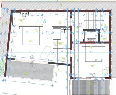 Fantasztikus modern villa medencével és lifttel a tengerhez vezető 1. vonalon Mimice, Omis riviéra - pic 9