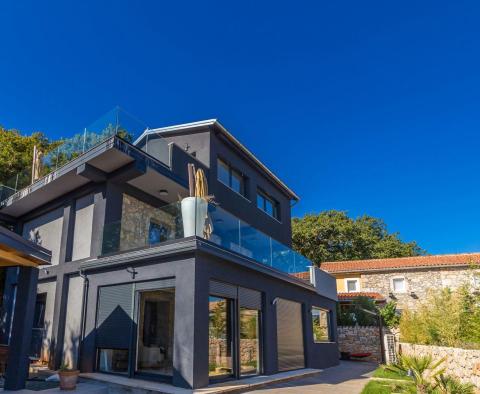 Une villa individuelle unique avec piscine dans la région de Vrbnik-Dobrinj 