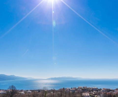 Ház Ćikovićiban, Kastavban, panorámás kilátással 