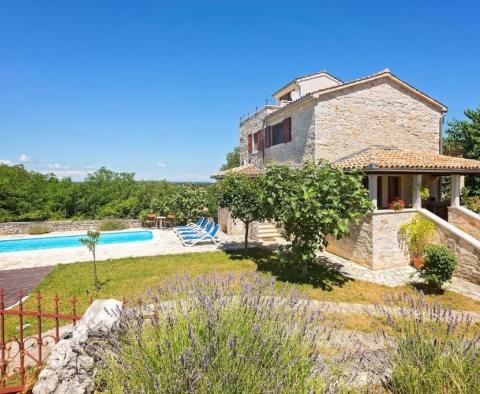 Maison autochtone d'Istrie avec piscine et vue mer - pic 2