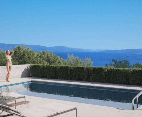 Exklusive Maisonette-Villa mit Pool und Garage und Panoramablick auf das Meer in Kostrena - foto 13