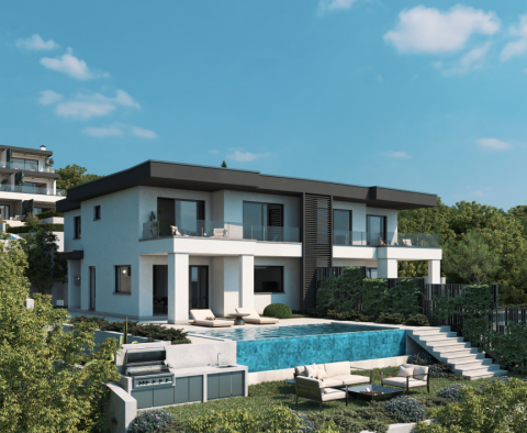 Complex of two exclusive duplex villas with private pool, garage and panoramic sea view - pic 4