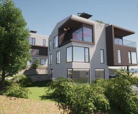 Triplex apartment  of 137m2, 3 bedrooms, roof terrace, new building near Opatija, views - pic 3