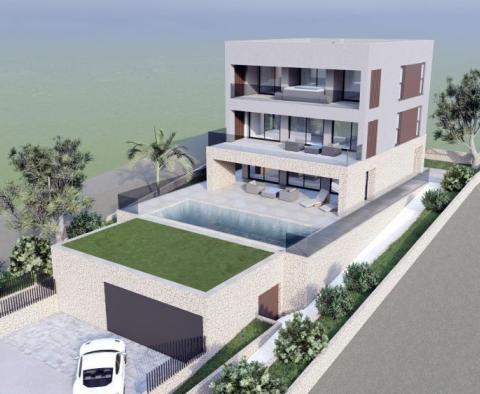 Modern villa tengerre néző kilátással Zadar közelében, távoli kilátással a tengerre - pic 4