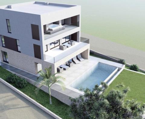 Modern villa tengerre néző kilátással Zadar közelében, távoli kilátással a tengerre - pic 7