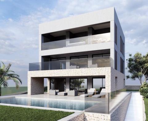 Modern villa with sea views near Zadar with distant sea views - pic 8