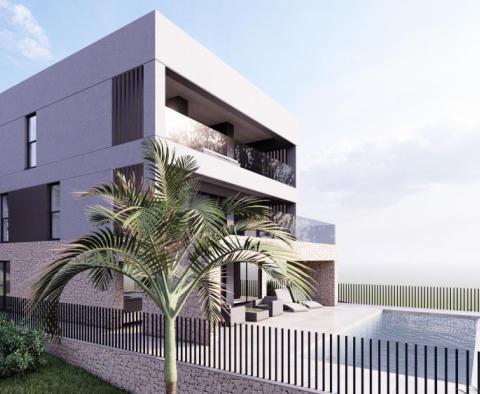 Modern villa with sea views near Zadar with distant sea views - pic 16