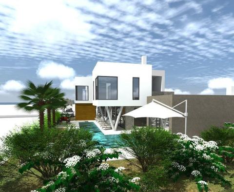 Modern villa tengerre néző kilátással Zadar környékén, mindössze 200 méterre a strandtól - pic 3