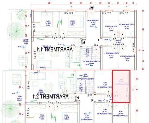 Двухэтажная квартира с садом и парковкой в Мали Лошинь, в 80 метрах от моря, на продажу - фото 9