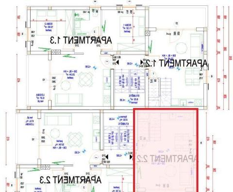 Двухэтажная квартира с садом и парковкой в Мали Лошинь, в 80 метрах от моря, на продажу - фото 10