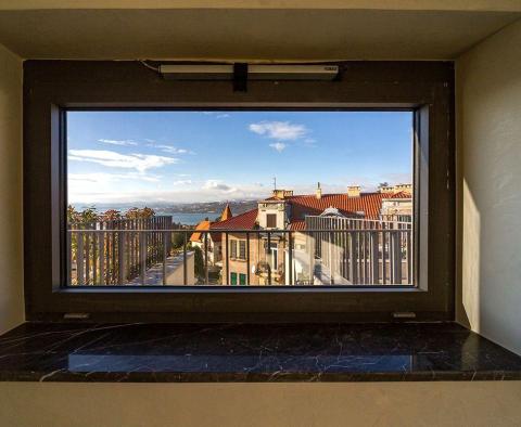 Luxury new apartment in the center of Opatija with a roof terrace and a panoramic view of the sea, garage, terrace, for sale - pic 2