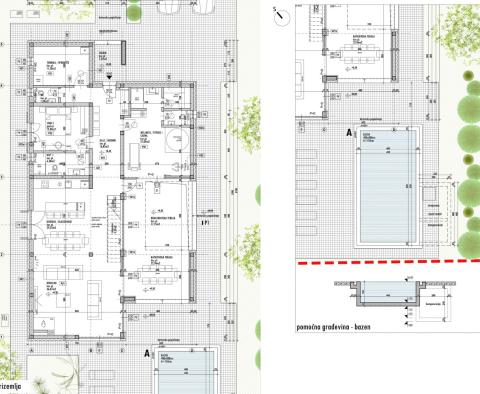 Сombined land with three building permits in Buje, for sale - pic 12