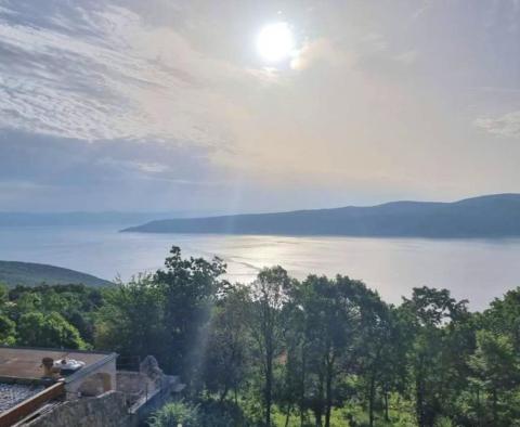 Maison nouvellement construite avec vue imprenable sur la mer à Rabac, Labin - pic 2