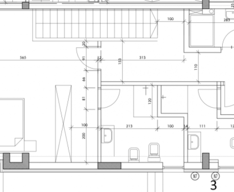 Moderní stylová vila s krásným výhledem na moře v Opatiji - pic 32