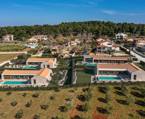 Stílusos új villa úszómedencével Višnjanban, Porec régióban, új, modern villakomplexumban - pic 4