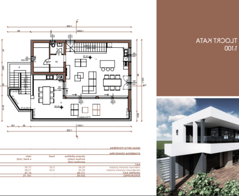 New built villa with swimming pool and sea view in Marcana near Pula - pic 5