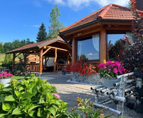 Märchenhafte Holzvilla mit Swimmingpool und Wellness in Gorski Kotar! - foto 10