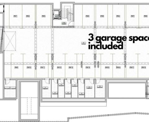 Nádherný byt 239 m2. s vlastním bazénem nad centrem Opatije v exkluzivní novostavbě, garáž, s výhledem na moře! - pic 5