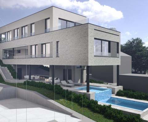 Luxury family villa with pool under construction in Zagreb, Šestine - pic 2