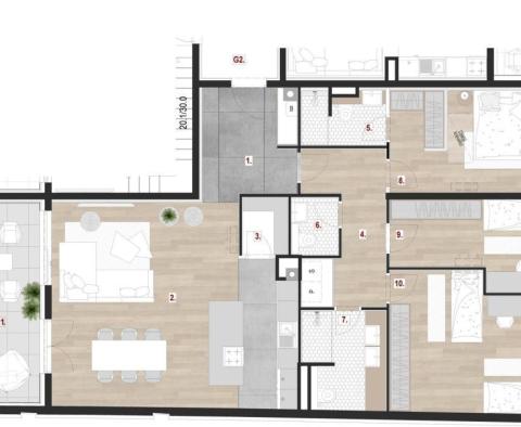 Luksusowy apartament typu smart home o powierzchni 130 mkw. w centrum Puli - pic 37