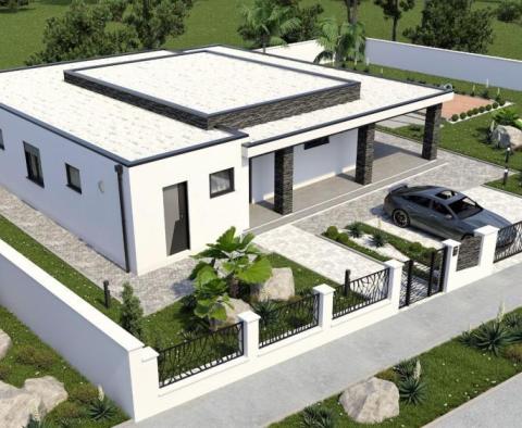 Modern one-story villa with pool under construction, 10 km from Rabac beaches - pic 10