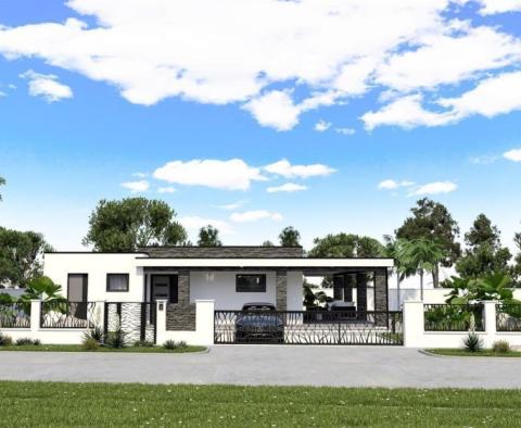 Modern one-story villa with pool under construction, 10 km from Rabac beaches - pic 12