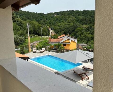 A beautiful villa in Icici, Poljane with a swimming pool and a view of the sea in a secluded area - pic 6