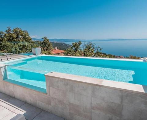 Nouvelle villa jumelée moderne avec piscine à Pobri, Opatija - pic 6