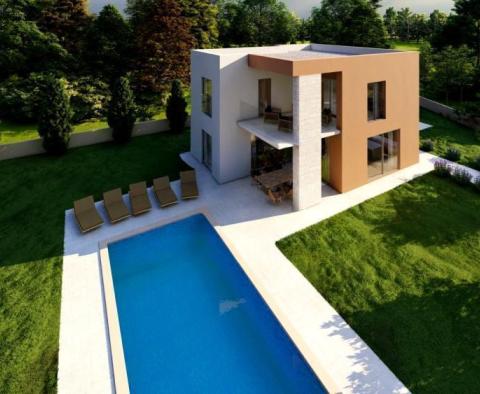 Villa of modern design with swimming pool in Porec region, one of the three villas of the complex - pic 2