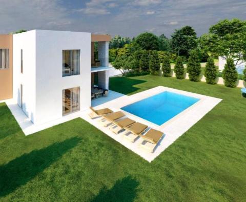 Villa of modern design with swimming pool in Porec region, one of the three villas of the complex - pic 3