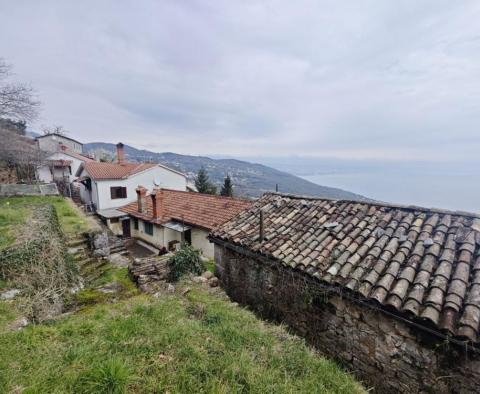 Gorgeous estate in Opatija, Poljane, with 2 outbuildings, 5500 m2 of land, panoramic view! - pic 6