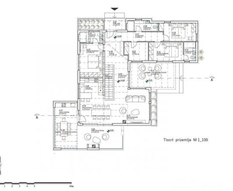 Land plot in Gračišće, with building permit for villa and started construction - pic 14