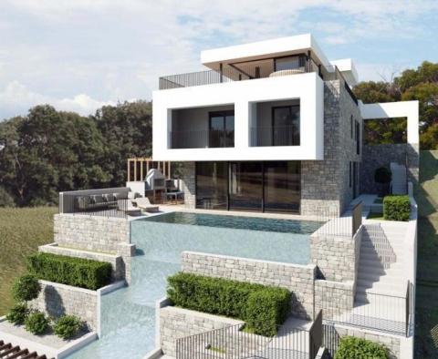 Wunderschöne neu gebaute moderne Villa in Opatija, nur 200 Meter vom Meer entfernt - foto 4