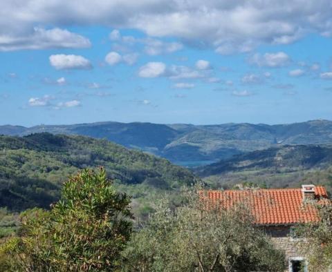 Fantastic estate in Buzet with 4 residential buildings and one business-residential building, open view of nature and the lake - pic 24