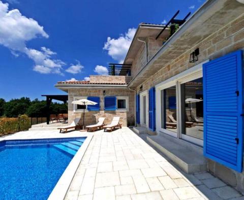 Stone villa with a swimming pool and a spacious garden in Kanfanar, Rovinj region - pic 2