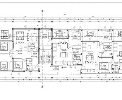 Appartement dans une nouvelle résidence en construction avec vue mer dans la région de Zadar, Nin - pic 14