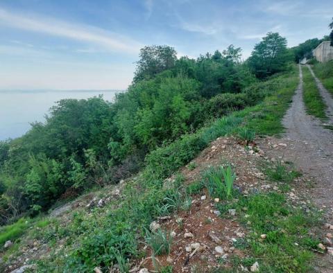 Building plot of 1096m2 with a project for a villa with a panoramic view of the sea for a villa with a swimming pool over Opatija - pic 12