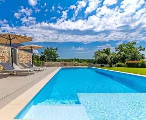 Villa contemporaine en pierre à Brtonigla - beauté étonnante avec vue sur la mer ! - pic 4