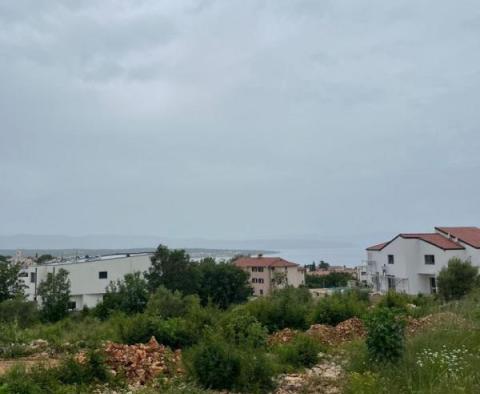 Baugrundstück mit Meerblick in Malinska, Insel Krk 