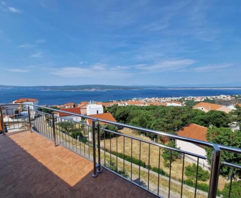 A beautiful apartment with a panoramic view of the sea in Crikvenica 