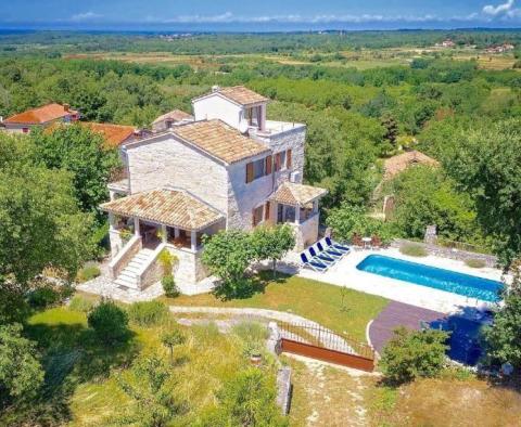 Istrisches autochthones Haus mit Swimmingpool und Meerblick 